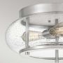 Elstead Lighting Trilogy plafon 3x40 W szczotkowany nikiel QZ-TRILOGY-FM-BN zdj.3