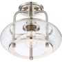 Elstead Lighting Trilogy lampa podsufitowa 1x60 W szczotkowany nikiel QZ-TRILOGY-SFS-BN zdj.4