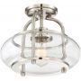 Elstead Lighting Trilogy lampa podsufitowa 1x60 W szczotkowany nikiel QZ-TRILOGY-SFS-BN zdj.5