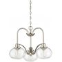 Elstead Lighting Trilogy lampa wisząca 3x60 W szczotkowany nikiel QZ-TRILOGY3-BN zdj.3