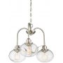 Elstead Lighting Trilogy lampa wisząca 3x60 W szczotkowany nikiel QZ-TRILOGY3-BN zdj.5