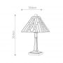 Elstead Lighting Alderley lampa stołowa 1x40 W brązowa TF-ALDERLEY-TL-M zdj.2