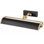 Elstead Lighting Winchfield kinkiet 2x40 W czarny/mosiądz WINCHFIELD-PLM-AB-OAK zdj.1