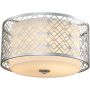 Elstead Lighting Ziggy plafon 2x60 W lakierowane srebro ZIGGY-F-M-LS zdj.1