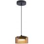 Goldlux Ofelia lampa wisząca 1x10 W amber-czarna 331274 zdj.1