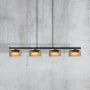 Goldlux Ofelia lampa wisząca 4x10 W amber-czarna 331311 zdj.5
