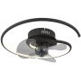 Globo Lighting Koren lampa podsufitowa z wentylatorem 1x30 W czarna 03660 zdj.1