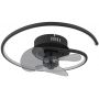 Globo Lighting Koren lampa podsufitowa z wentylatorem 1x30 W czarna 03660 zdj.3