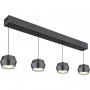 Globo Lighting Marthy lampa wisząca 4x24 W szary/popielaty 15209-4 zdj.4