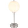 Globo Lighting Blacky I lampa stołowa 1x40W nikiel mat/szkło opalizowane 15345TNO zdj.2