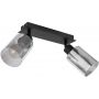 Globo Lighting Hadera lampa podsufitowa 2x15W czarny mat/przydymiony 15465-2 zdj.3