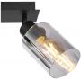 Globo Lighting Hadera lampa podsufitowa 2x15W czarny mat/przydymiony 15465-2 zdj.5