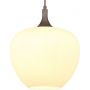 Globo Lighting Maxy lampa wisząca 1x60W brązowy/szkło opalizowane 15548H1C zdj.2