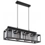 Globo Lighting Mathilde lampa wisząca 4x40W czarny mat/przydymiony 15697-4H zdj.2