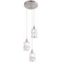 Globo Lighting Wolli lampa wisząca 3x40W chrom/kryształ 15760-3 zdj.1