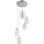 Globo Lighting Wolli lampa wisząca 5x40W chrom/kryształ 15760-5 zdj.4