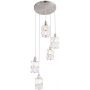 Globo Lighting Wolli lampa wisząca 5x40W chrom/kryształ 15760-5 zdj.1