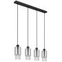 Globo Lighting Backey lampa wisząca 4x40W czarny mat/przydymiony 15799-4H zdj.2