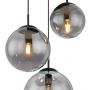 Globo Lighting Joel lampa wisząca 3x60W czarny mat/przydymiony 1581-3S zdj.3