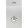 Globo Lighting Varus lampa wisząca 1x40W chrom/przezroczysty 15851 zdj.6