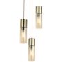 Globo Lighting Annika lampa wisząca 3x25W złoty mat/szkło bursztynowe 21000-3HM zdj.4