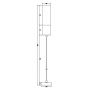 Globo Lighting Annika lampa wisząca 1x25W chrom satynowy/szkło przydymione 21000HN zdj.2