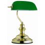 Globo Lighting Antique lampa biurkowa 1x60W mosiądz/zielony 2491 zdj.1