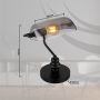 Globo Lighting Antique lampa stołowa 1x60 W czarna-przydymiona 2491B zdj.2