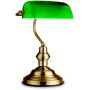Globo Lighting Antique lampa biurkowa 1x60W stare złoto/zielony 24934 zdj.1
