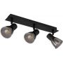 Globo Lighting Claude lampa podsufitowa 3x40W czarny mat/przydymiony 54307-3 zdj.4