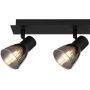 Globo Lighting Claude lampa podsufitowa 3x40W czarny mat/przydymiony 54307-3 zdj.6