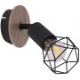 Globo Lighting Xara I kinkiet 1x40W czarny/drewno 54802S-1H zdj.3