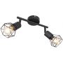 Globo Lighting Xara I lampa podsufitowa 2x40W czarny 54802S-2 zdj.1