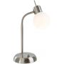 Globo Lighting Loxy lampa biurkowa 1x5 W biała-nikiel 571601016X zdj.1