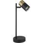 Globo Lighting Brisbon lampa biurkowa 1x5 W czarna-miedź 57850T zdj.1