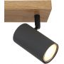 Globo Lighting Robby lampa podsufitowa 3x35W grafit/drewno 57911-3G zdj.7