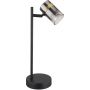 Globo Lighting Trabby lampa biurkowa 1x8 W czarna-mosiądz-przydymiona 57916T zdj.1