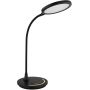 Globo Lighting lampa biurkowa 1x12 W czarna-opal 58483 zdj.5