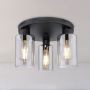 Globo Lighting Hadera lampa podsufitowa 3x60W czarny mat/przydymiony 15465-3D zdj.6