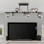 Globo Lighting Riha lampa podsufitowa 9x3,5W czarny mat/szkło przydymione 56133-9D zdj.7