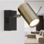 Globo Lighting Robby kinkiet 1x25W czarny mat/mosiądz 57911-1M zdj.5