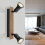 Globo Lighting Drew kinkiet 2x35W czarny mat/drewno 57998-2W zdj.9