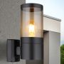 Globo Lighting Xeloo kinkiet zewnętrzny 1x60W czarny mat/przydymiony 32014BS zdj.5