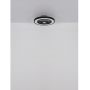 Globo Lighting Blizzak lampowentylator podsufitowy 1x45 W biała-czarna 03653 zdj.8
