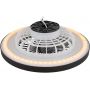 Globo Lighting Blizzak lampowentylator podsufitowy 1x45 W biała-czarna 03653 zdj.4