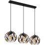 Globo Lighting Mika lampa wisząca 3x25 W czarna 15759-3H zdj.1