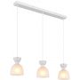 Globo Lighting Massey lampa wisząca 3x40 W biała 15769W-3 zdj.1