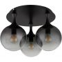 Globo Lighting Dalton lampa podsufitowa 3x10 W czarna-przydymiona 15885-3D zdj.3