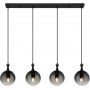 Globo Lighting Dalton lampa wisząca 4x40 W czarna-przydymiona 15885-4H zdj.3