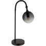 Globo Lighting Dalton lampa stołowa 1x10 W czarna-przydymiona 15885T zdj.1